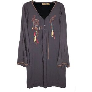 BOHO LONG SLEEVE DRESS